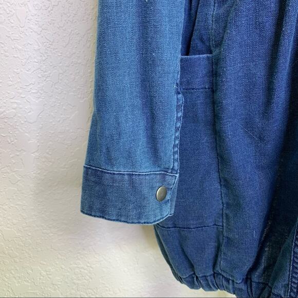 Anthropologie Hei Hei High Plains denim open front drawstring jacket size Small - Picture 8 of 14